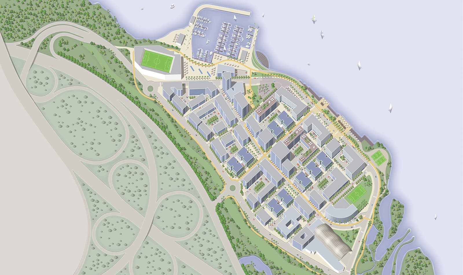 The Ilubirin masterplan drawing